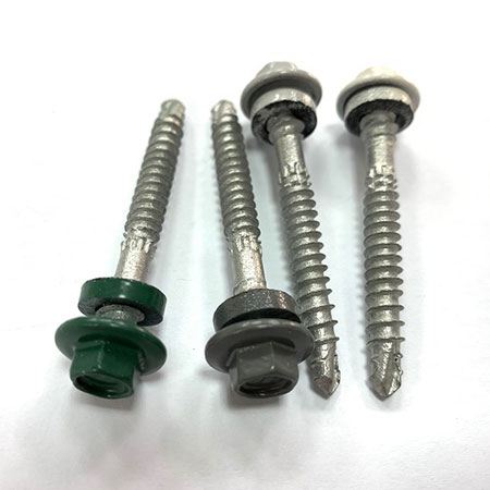 Tornillos para techos de cabeza hexagonal